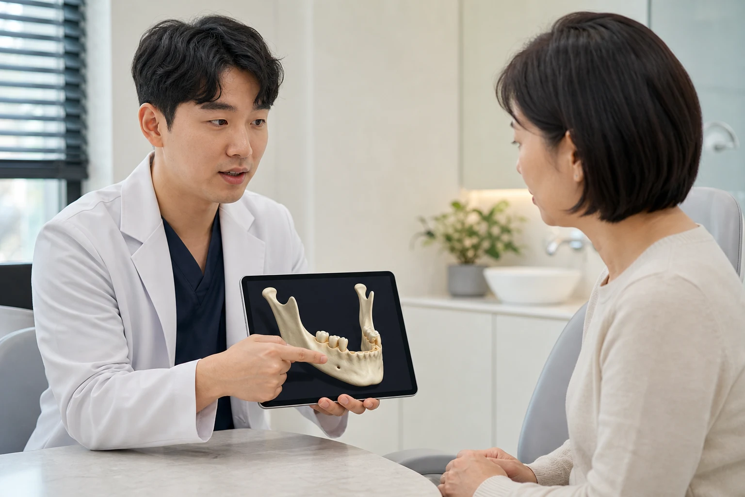 양산 상악동 임플란트 상담 상담 준비와 비교 장면