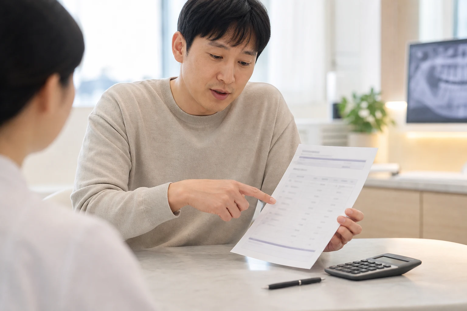 양산 임플란트 상담 준비와 비교 장면